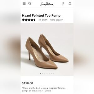 Sam Edelman Hazel Toe Pumps In Sand